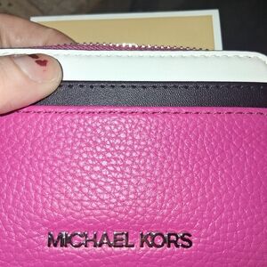 Michael Kors Pink Leather Wallet